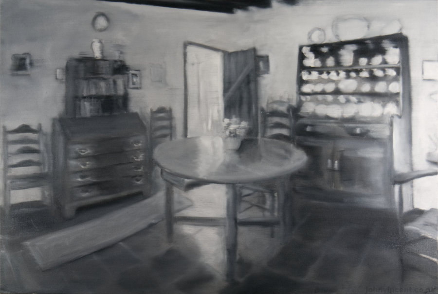 'The House Where Jane Lived', Oil on canvas,90x60cm, 2019