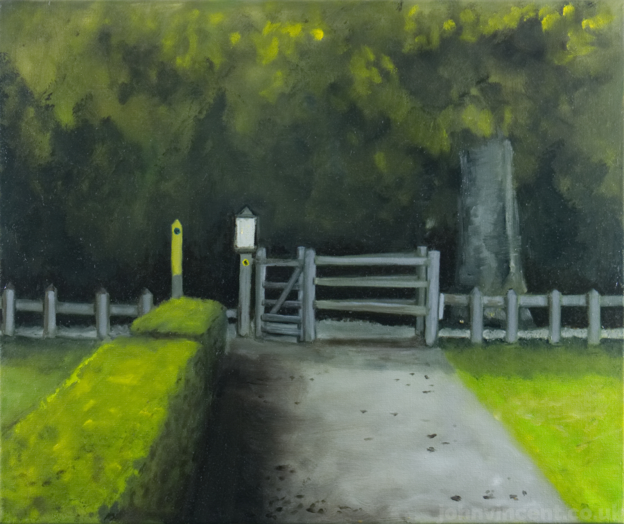 'Border', Oil on canvas, 60x51cm, 2017