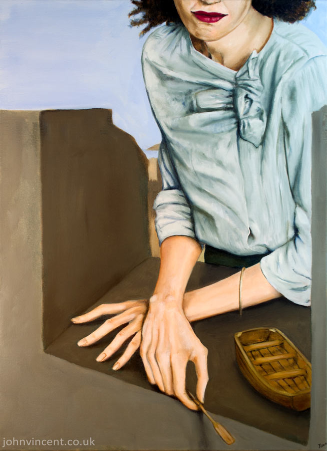 'How Did I Get Here (In This Tiny Little Boat)?', 56x76cm, 2013-15